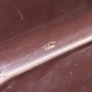 GUCCI Clutch Bag Suede Brown Gold Auth 200926-9