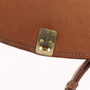 CELINE Macadam Canvas Shoulder Bag PVC Leather Brown Gold Auth 200927-22