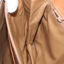 CELINE Macadam Canvas Shoulder Bag PVC Leather Brown Gold Auth 200927-28