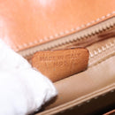 CELINE Macadam Canvas Shoulder Bag PVC Leather Brown Gold Auth 200927-34