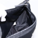 PRADA Accessory Pouch Nylon Black Silver Auth 200929V-14