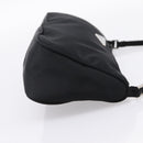 PRADA Accessory Pouch Nylon Black Silver Auth 200929V-3