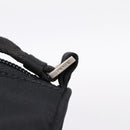 PRADA Accessory Pouch Nylon Black Silver Auth 200929V-7