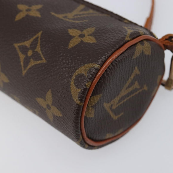 LOUIS VUITTON Monogram Papillon Pouch LV Auth 200931A