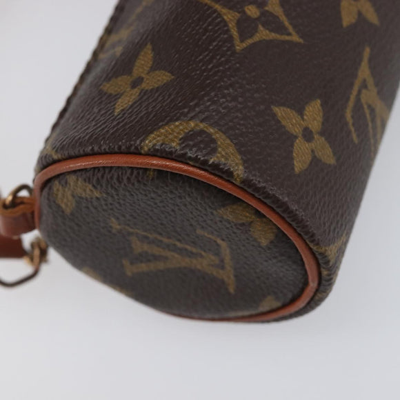 LOUIS VUITTON Monogram Papillon Pouch LV Auth 200931A