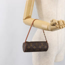 LOUIS VUITTON Monogram Papillon Pouch LV Auth 200931A-19