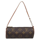 LOUIS VUITTON Monogram Papillon Pouch LV Auth 200931A-13