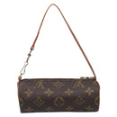 LOUIS VUITTON Monogram Papillon Pouch LV Auth 200931A-2