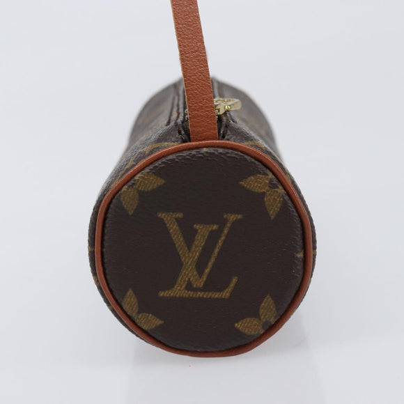 LOUIS VUITTON Monogram Papillon Pouch LV Auth 200931A