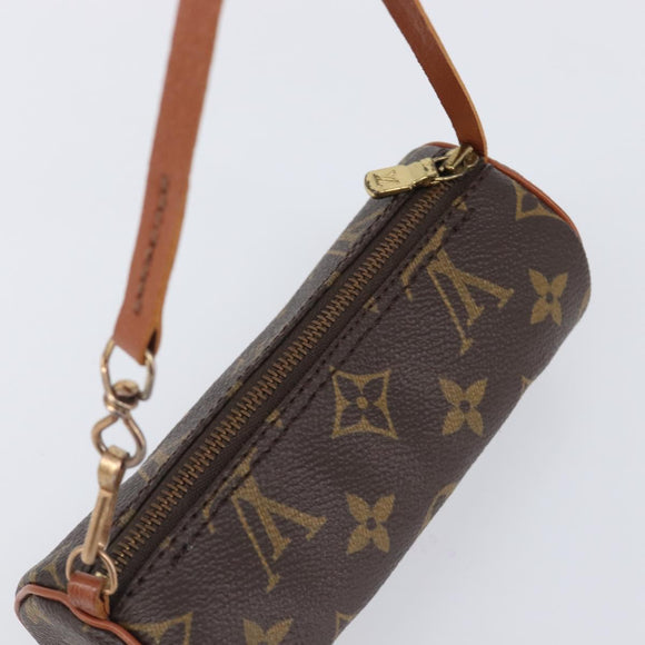 LOUIS VUITTON Monogram Papillon Pouch LV Auth 200931A
