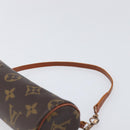 LOUIS VUITTON Monogram Papillon Pouch LV Auth 200931A-8