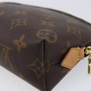 LOUIS VUITTON Monogram Pochette Cosmetic PM Pouch M43998 LV Auth 200932-15