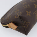 LOUIS VUITTON Monogram Pochette Cosmetic PM Pouch M43998 LV Auth 200932-16