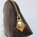 LOUIS VUITTON Monogram Pochette Cosmetic PM Pouch M43998 LV Auth 200932-8