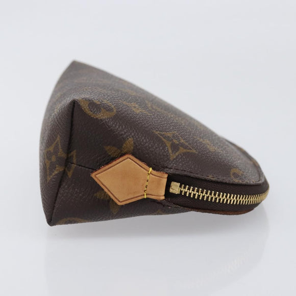 LOUIS VUITTON Monogram Pochette Cosmetic PM Pouch M43998 LV Auth 200932