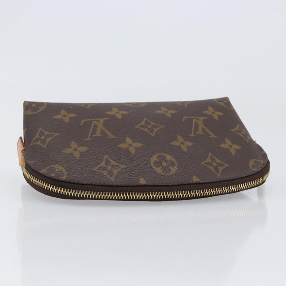 LOUIS VUITTON Monogram Pochette Cosmetic PM Pouch M43998 LV Auth 200932