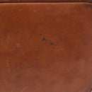 CELINE Macadam Shoulder Bag PVC Leather Brown Gold Auth 200933-6