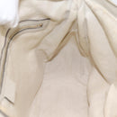 GUCCI GG Canvas Guccissima Shoulder Bag Leather Ivory Gold Auth 200934A-17
