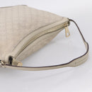 GUCCI GG Canvas Guccissima Shoulder Bag Leather Ivory Gold Auth 200934A-7