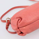 Chloe Lily Hand Bag Leather 2way Pink Gold Auth 200938A-15