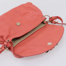 Chloe Lily Hand Bag Leather 2way Pink Gold Auth 200938A-16