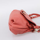 Chloe Lily Hand Bag Leather 2way Pink Gold Auth 200938A-5