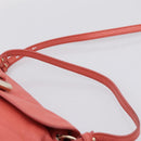 Chloe Lily Hand Bag Leather 2way Pink Gold Auth 200938A-8