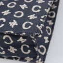 CELINE C Macadam Canvas Hand Bag Navy Auth 200940A-12