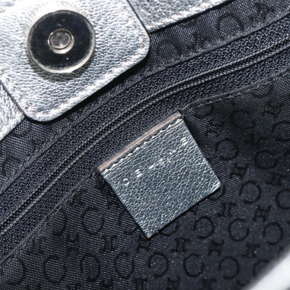 CELINE C Macadam Canvas Hand Bag Navy Auth 200940A