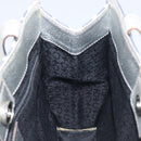 CELINE C Macadam Canvas Hand Bag Navy Auth 200940A-16