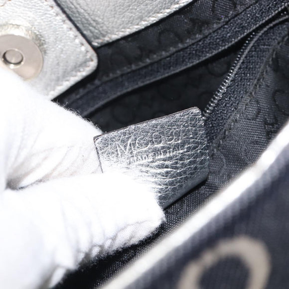 CELINE C Macadam Canvas Hand Bag Navy Auth 200940A