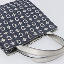 CELINE C Macadam Canvas Hand Bag Navy Auth 200940A-6