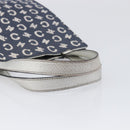CELINE C Macadam Canvas Hand Bag Navy Auth 200940A-7
