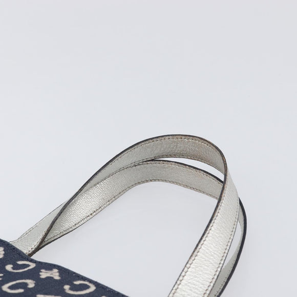 CELINE C Macadam Canvas Hand Bag Navy Auth 200940A