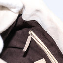SAINT LAURENT Shoulder Bag Suede Gray Silver 112937 Auth 200947V-18