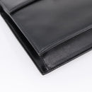Christian Dior Shoulder Bag Leather Black Gold Auth 200949-14