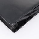 Christian Dior Shoulder Bag Leather Black Gold Auth 200949-15