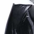 Christian Dior Shoulder Bag Leather Black Gold Auth 200949-18