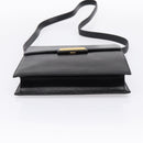 Christian Dior Shoulder Bag Leather Black Gold Auth 200949-5