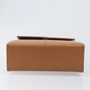 SAINT LAURENT Hand Bag Leather Beige Gold Auth 200950A-6