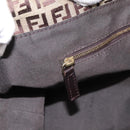 FENDI Zucchino Canvas Tote Bag Beige Gold Auth 200951V-18