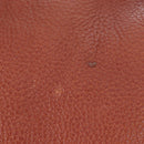 Chloe Paraty Hand Bag Leather 2way Brown Gold Auth 200955V-3