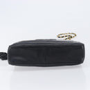CHANEL Matelasse Chain Shoulder Bag Lamb Skin Black Gold CC Auth 200959V-10