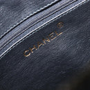 CHANEL Matelasse Chain Shoulder Bag Lamb Skin Black Gold CC Auth 200959V-17