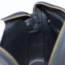 CHANEL Matelasse Chain Shoulder Bag Lamb Skin Black Gold CC Auth 200959V-20