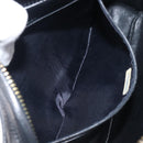CHANEL Matelasse Chain Shoulder Bag Lamb Skin Black Gold CC Auth 200959V-22