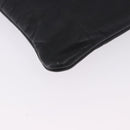 LOEWE Tote Bag Leather Black Gold Auth 200960-15