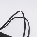 LOEWE Tote Bag Leather Black Gold Auth 200960-8