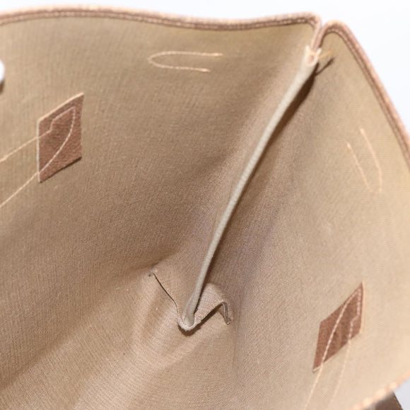 GUCCI GG Supreme Tote Bag PVC Beige Gold 39 02 061 Auth 200961