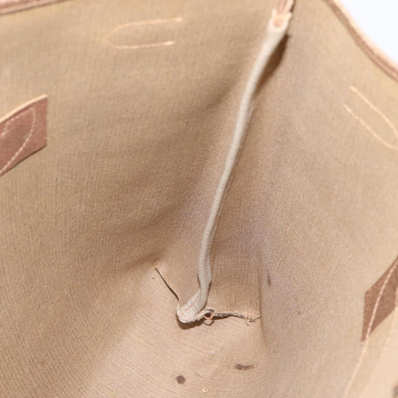 GUCCI GG Supreme Tote Bag PVC Beige Gold 39 02 061 Auth 200961